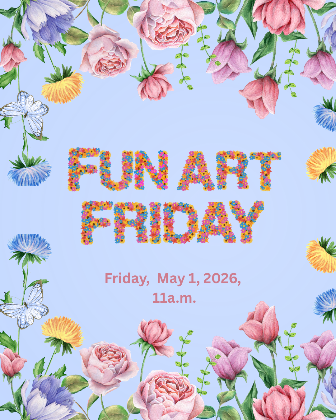 Fun Art Friday - Flowers