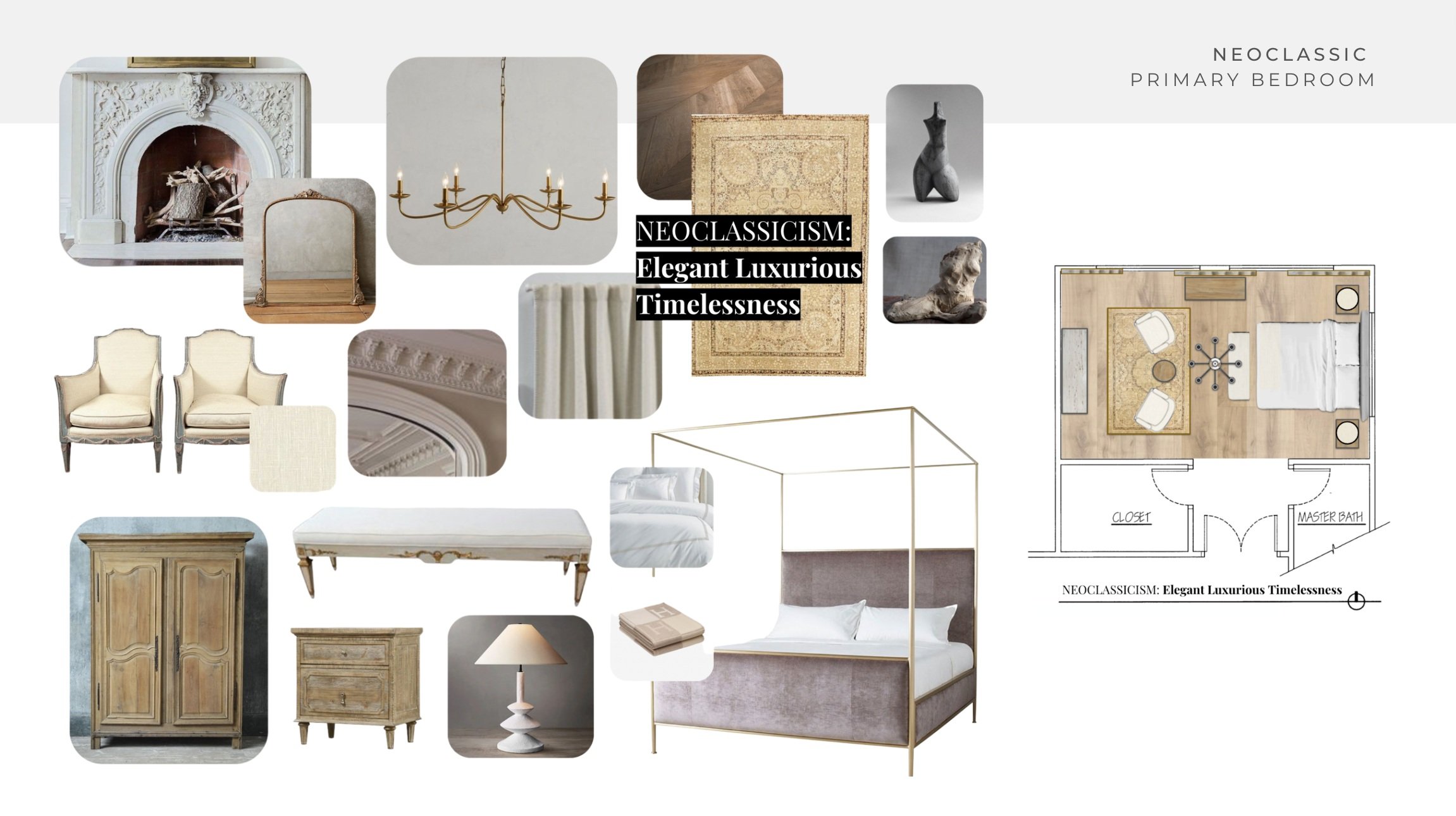 NEOCLASSIC PRIMARY BEDROOM
