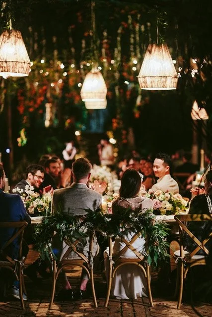 The glow of lanterns, lush florals and greenery, a spectacular meal, and the company of loved ones&mdash;every detail came together to create pure magic as Kat and Ian celebrated their love.

Photography: @melialucida
Planning + Design: @nicholeweddi
