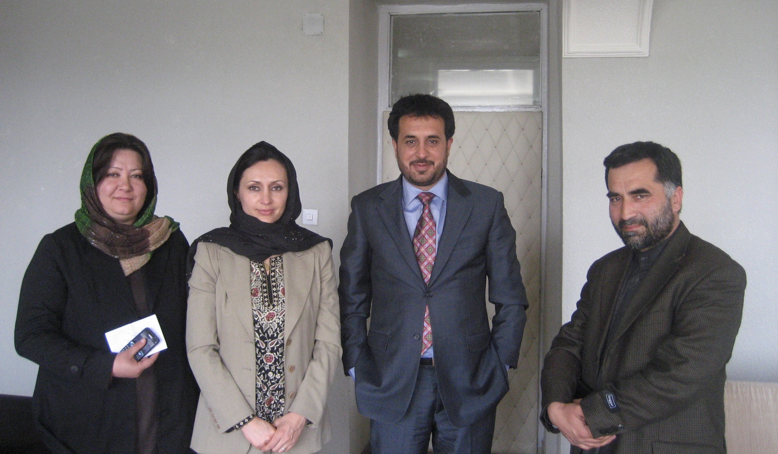 With Minister Khaled—Kabul, Afghanistan