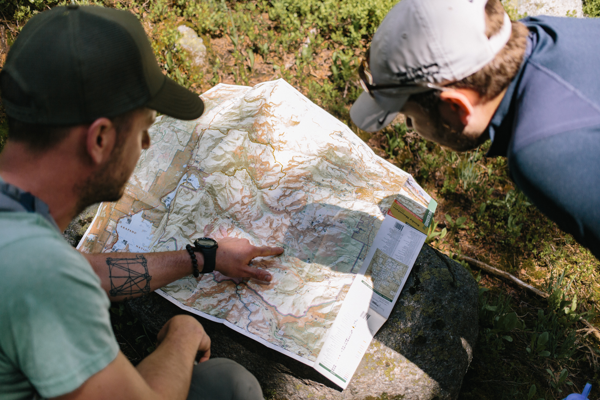 No GPS for us. Just good ol' fashioned maps.