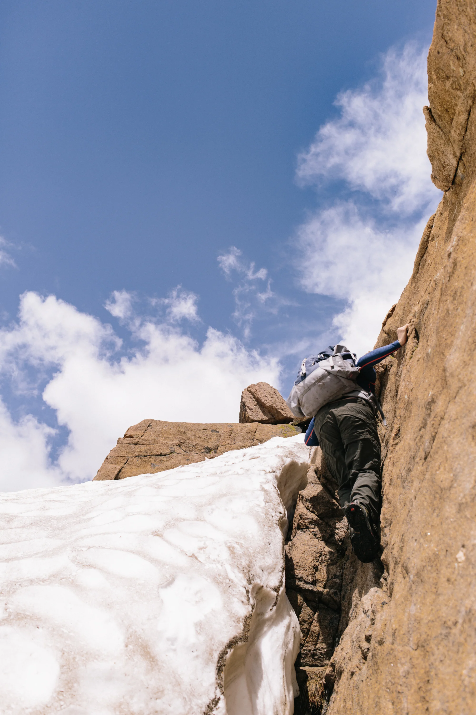 We had to climb some pretty steep crevices to advance in certain parts.
