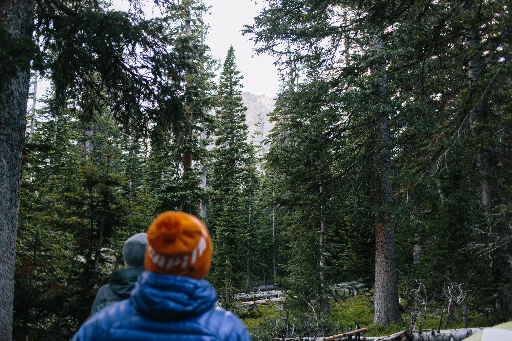 Returning to camp took us comparing compasses to make sure we were on the right path.