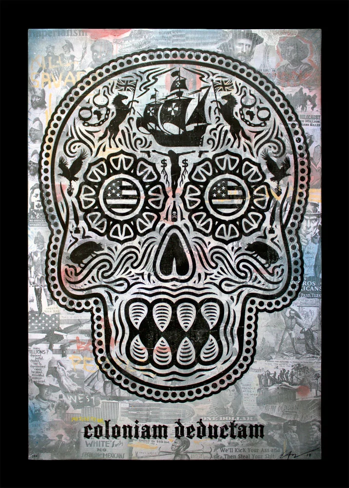 Coloniam Dedcutam Canvas 2014. 30"x44" Canvas. &nbsp;