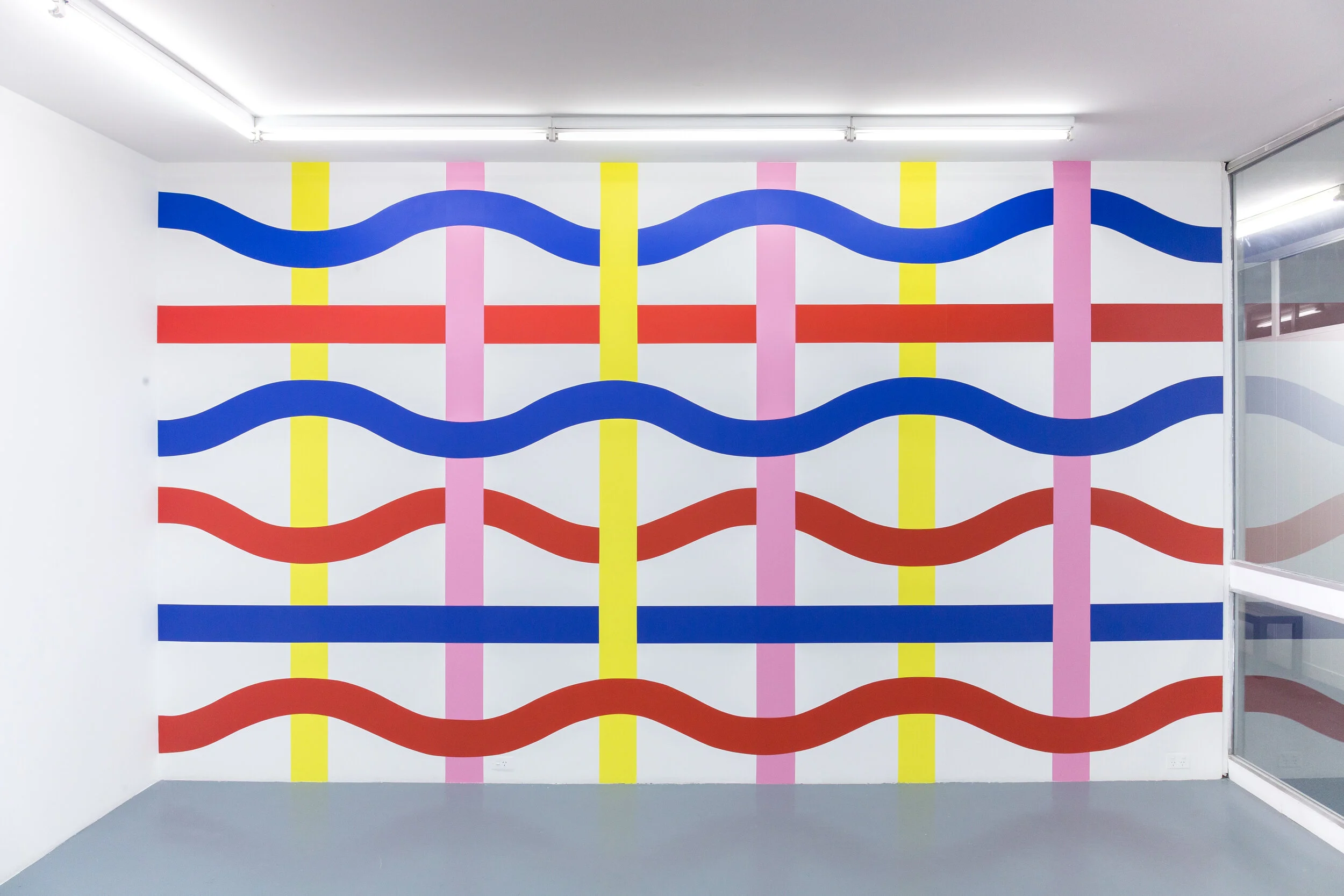 Vibration (Wall Painting) from Akustik Exhibition