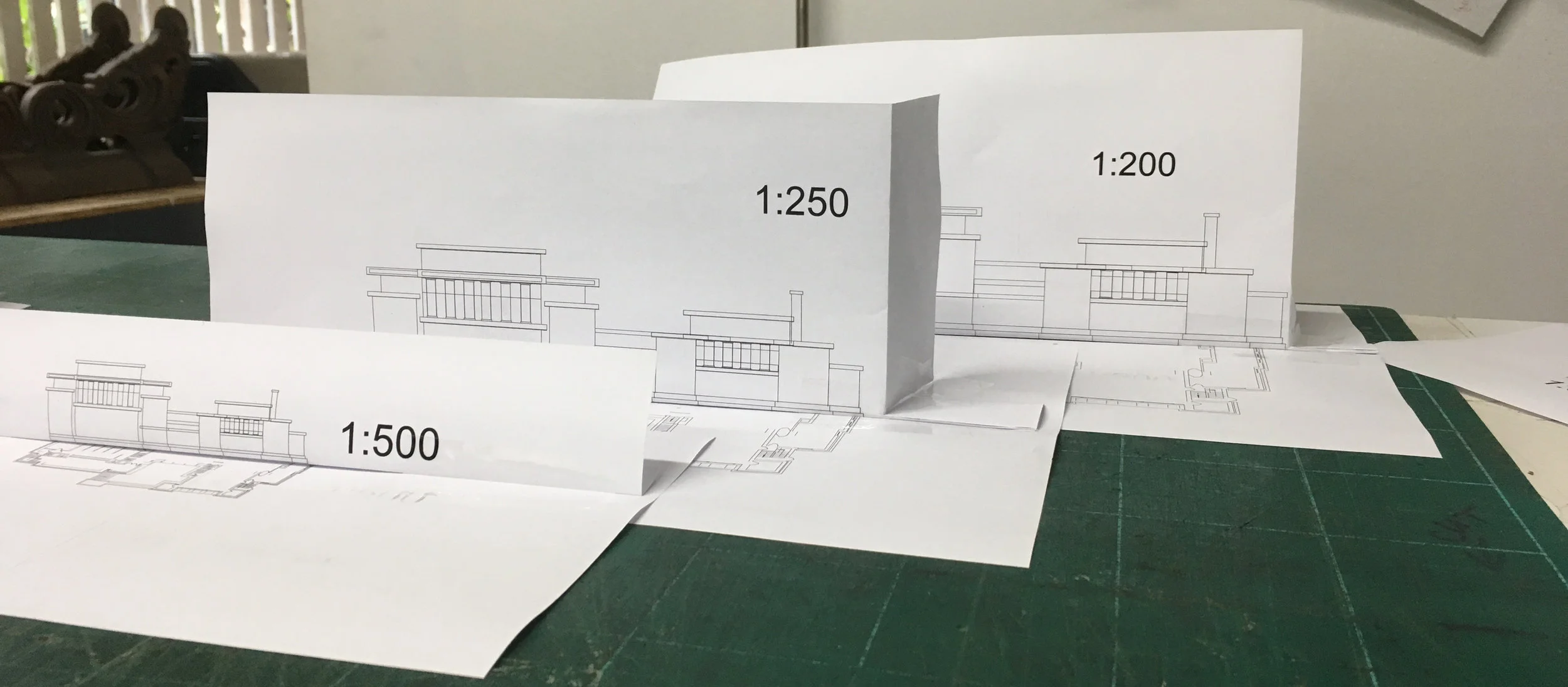 Unity Temple scale comparison
