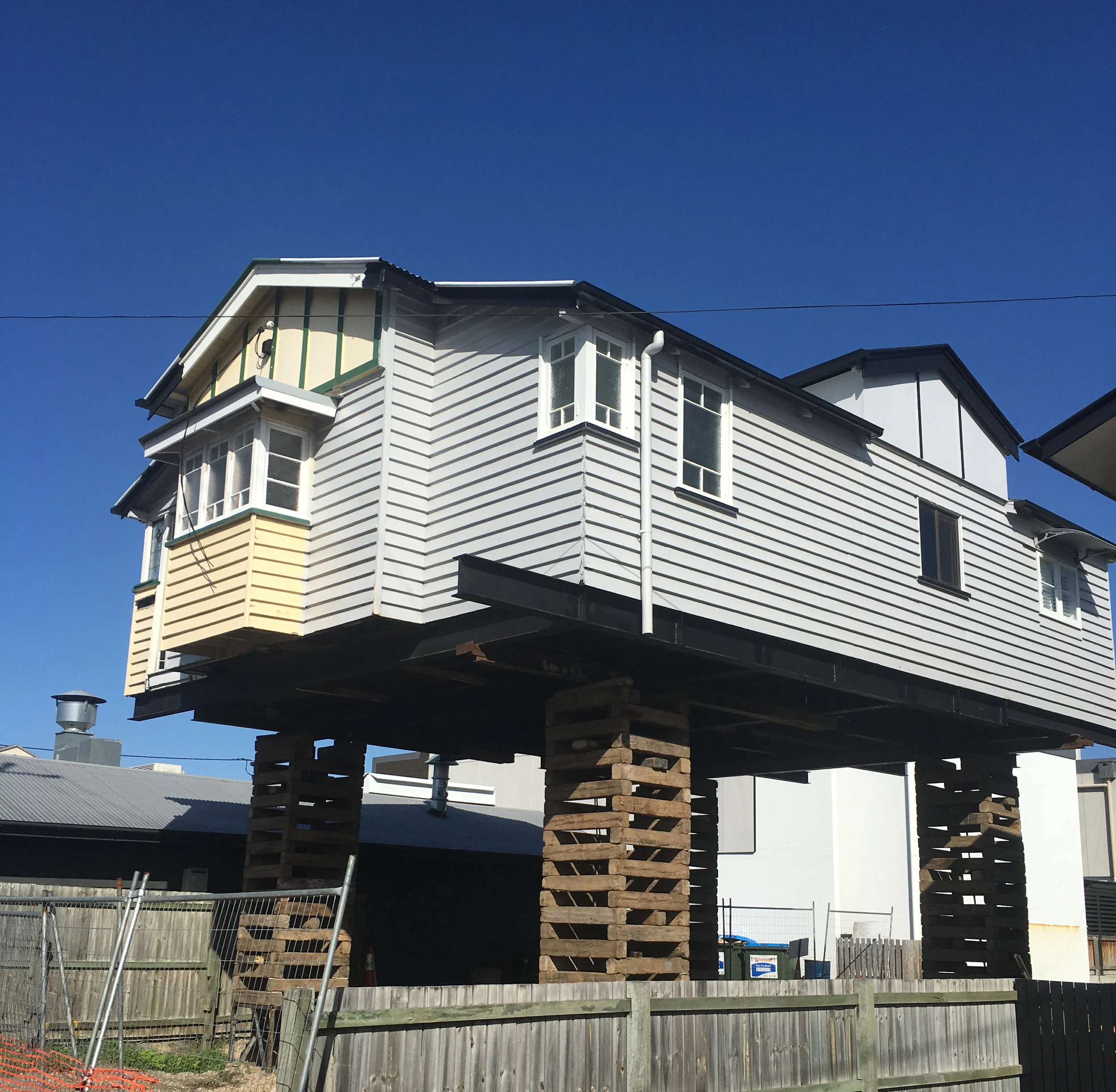 A house on stilts