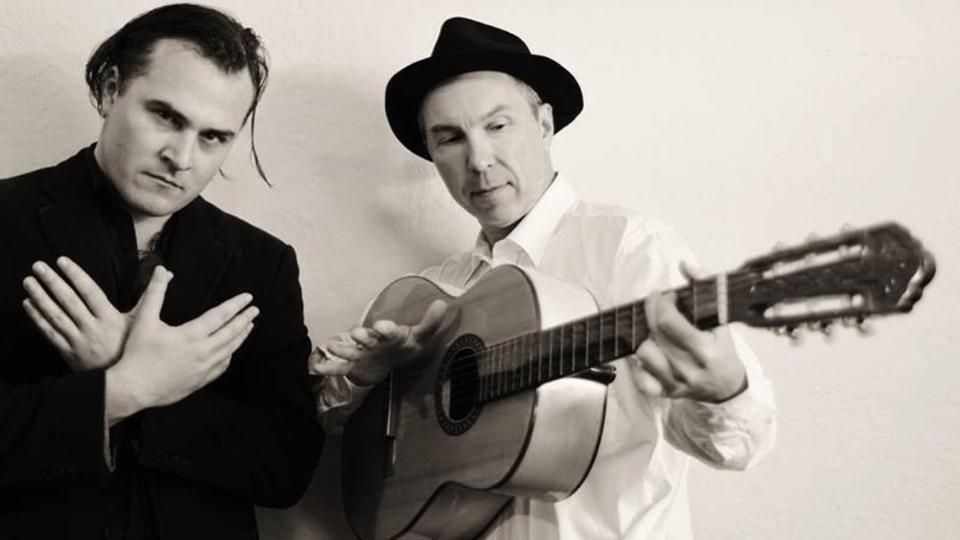 Rob with J.P. Shilo - Photo by L.J. Spruyt