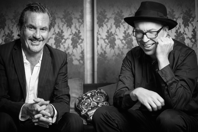 Rob with Shane O'Mara - Photo by Andrew Watson of Semiconductor Media