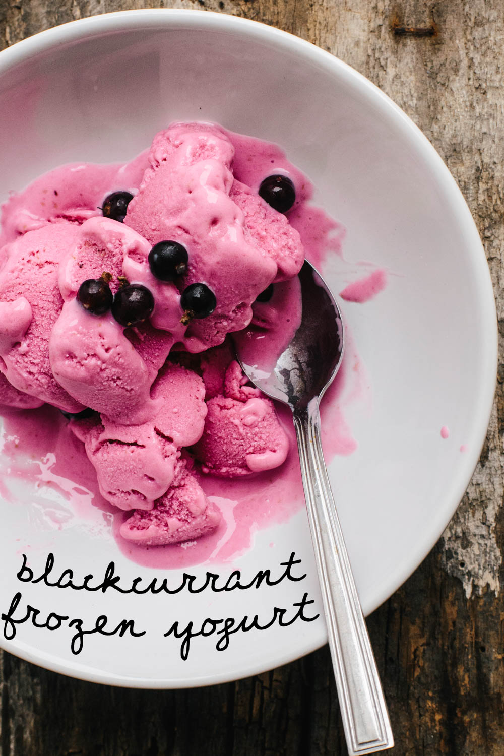 Blackcurrant Frozen Yoghurt