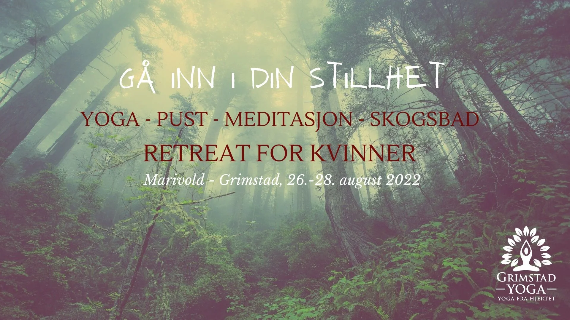 Gå inn i din stillhet - Kvinneretreat på Marivold