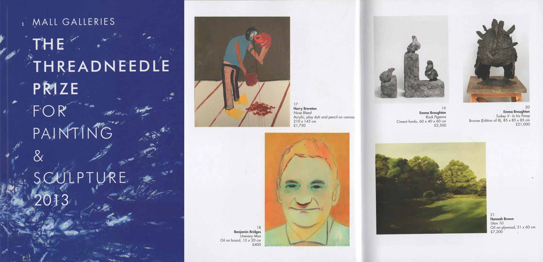 The Threadneedle Prize for Painting and Sculpture 2013 Exhibiton Catalogue
