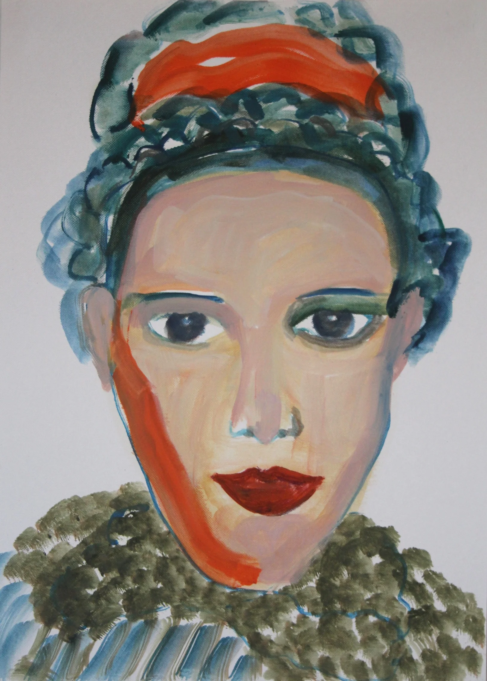 Laura, oil on paper 30x40 cm. 2015
