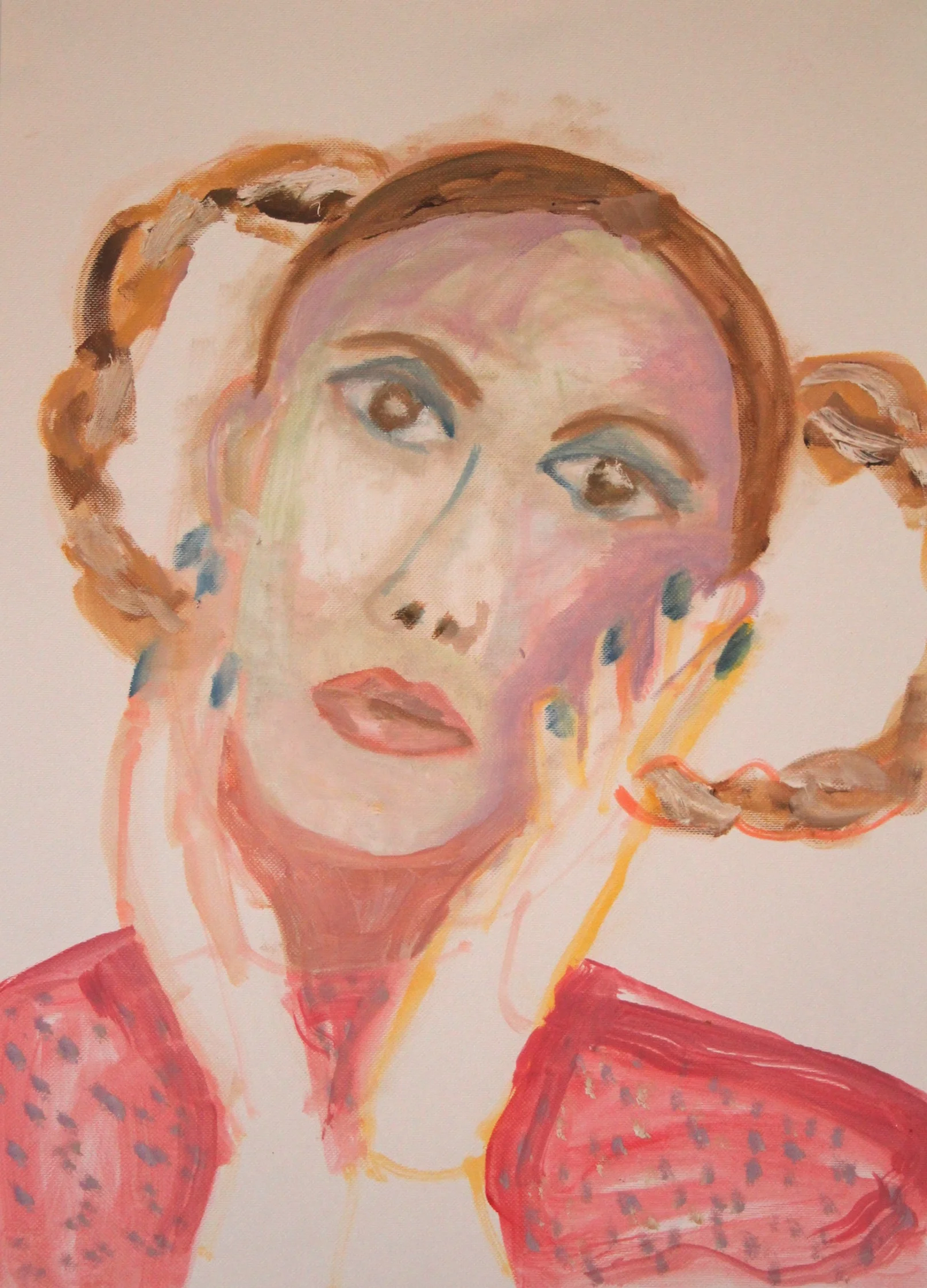 Helena, oil on paper 30x40 cm. 2016