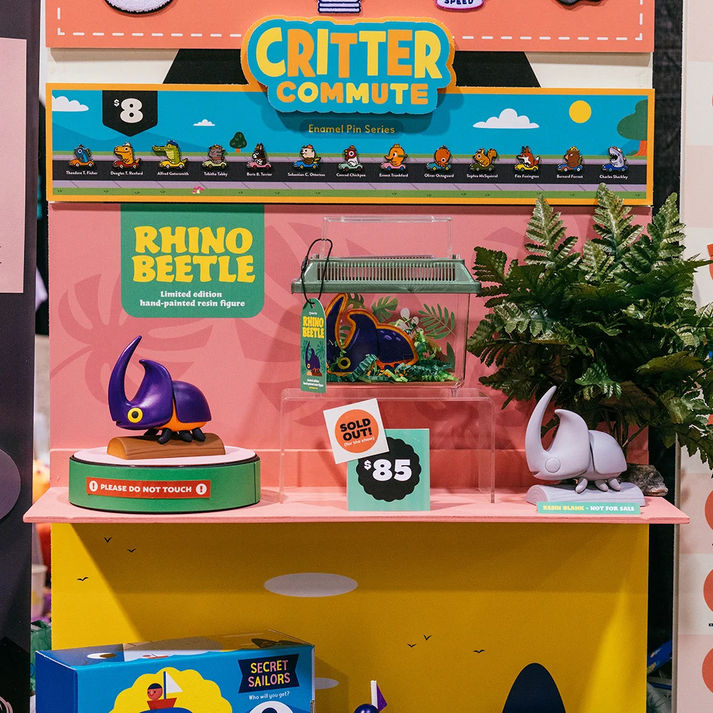 The figure debuted at my booth at DesignerCon in November 2018.