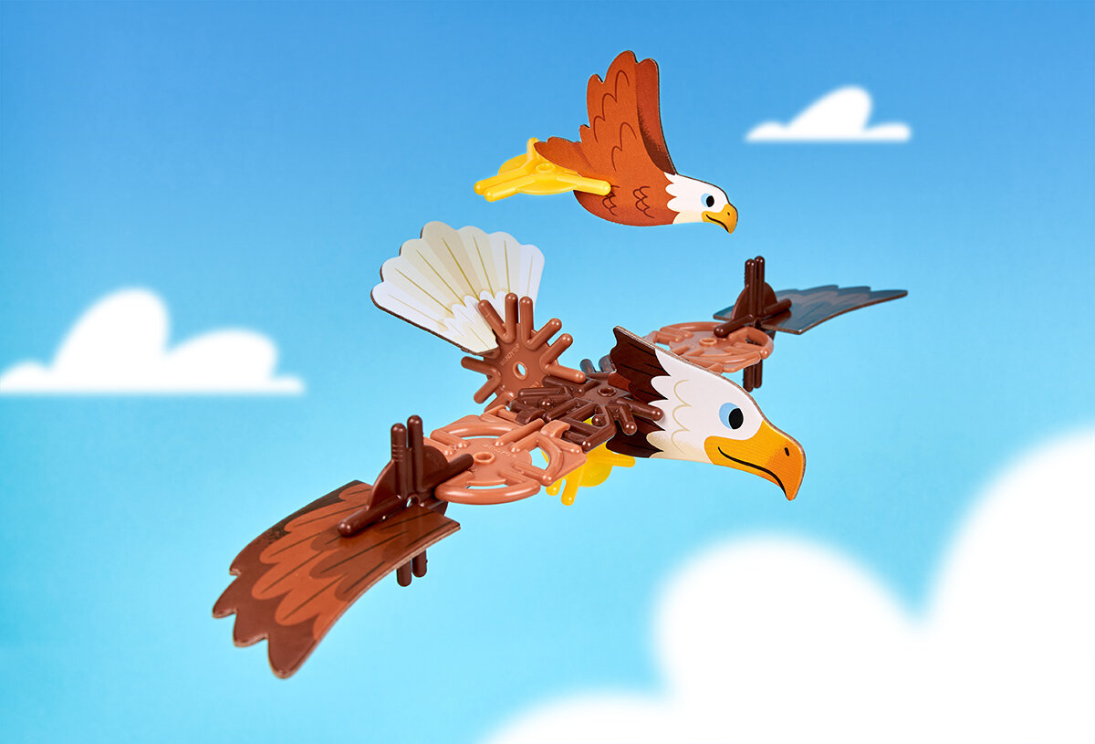 Eagle Details about   New Wendy's Toy Wild Wild Animals Smart Links 