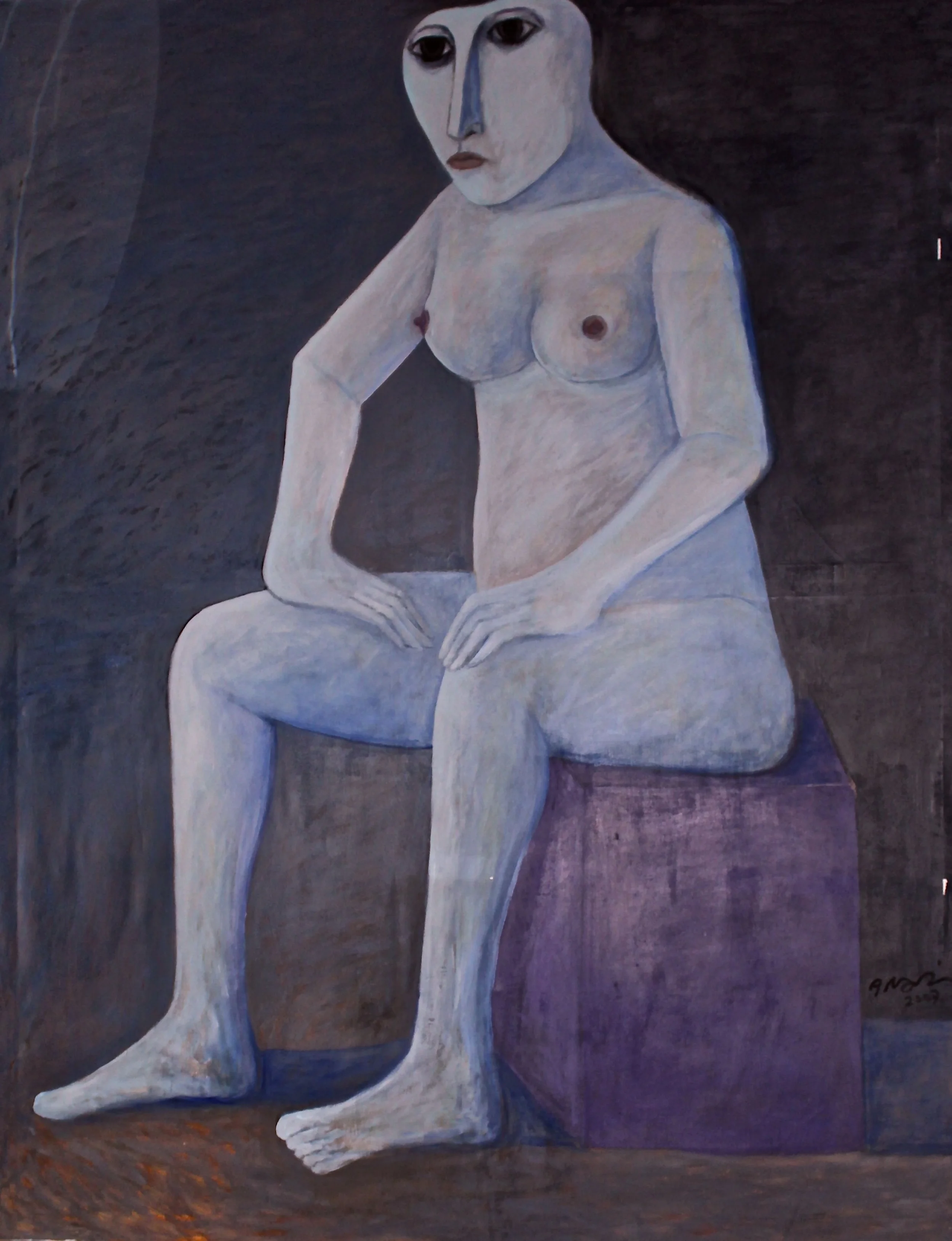 "Seated Nude (2)"
