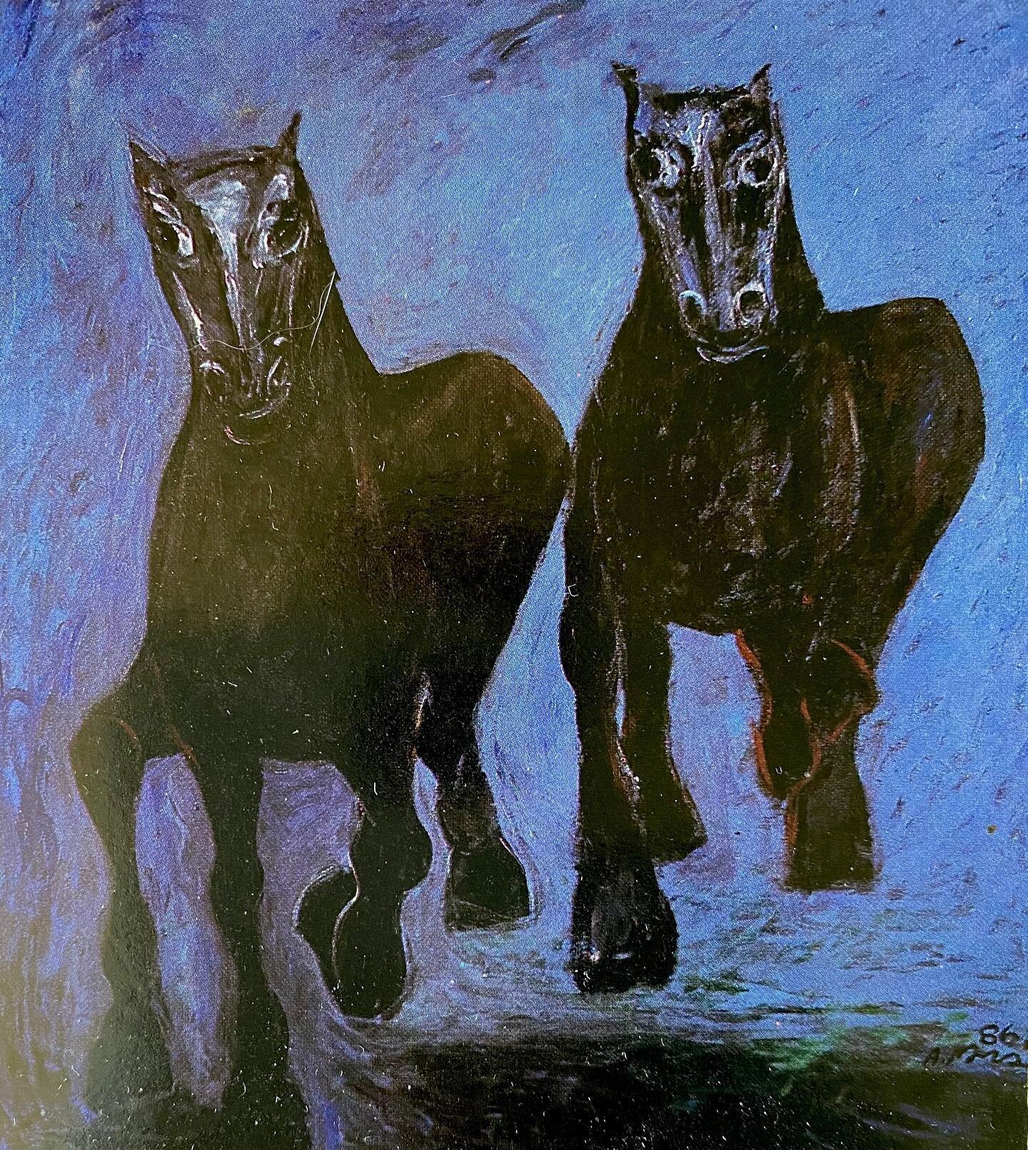 .
.
&ldquo;Gallop&rdquo;, 1986.  Museum of Egyptian Modern Art collection.
_____________________
Image:&copy;Ahmed Morsi
_____________________
#ahmedmorsi #Art #Painting #Printmaking #Drawing #Poetry #ModernArt #ContemporaryArt #VisualArt #Artist #Cr