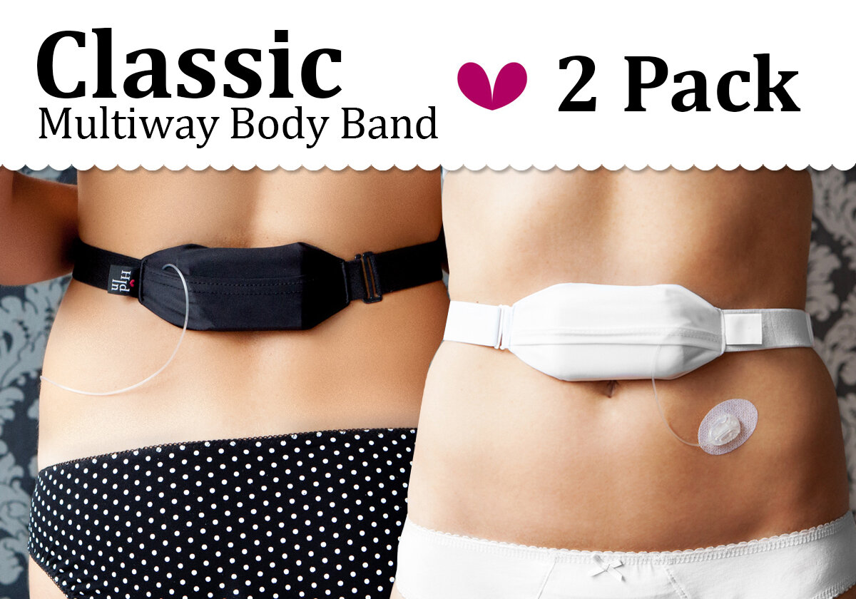 Multiway Body Band 2 Pack - Classic | Hid-In Classic Shop - variety of Multiway Body Kitcases, Pocket Panties, Pocket Boxers