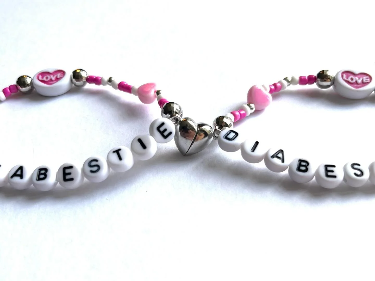 NEW IN and WIN!
🩷🩵💙

To celebrate Diabetes Week I&rsquo;ve been thinking about the importance of connecting, sharing and supporting each other.
And so later today in my Pick n Mix shop I&rsquo;m launching these Limited Edition DIABESTIE friendship