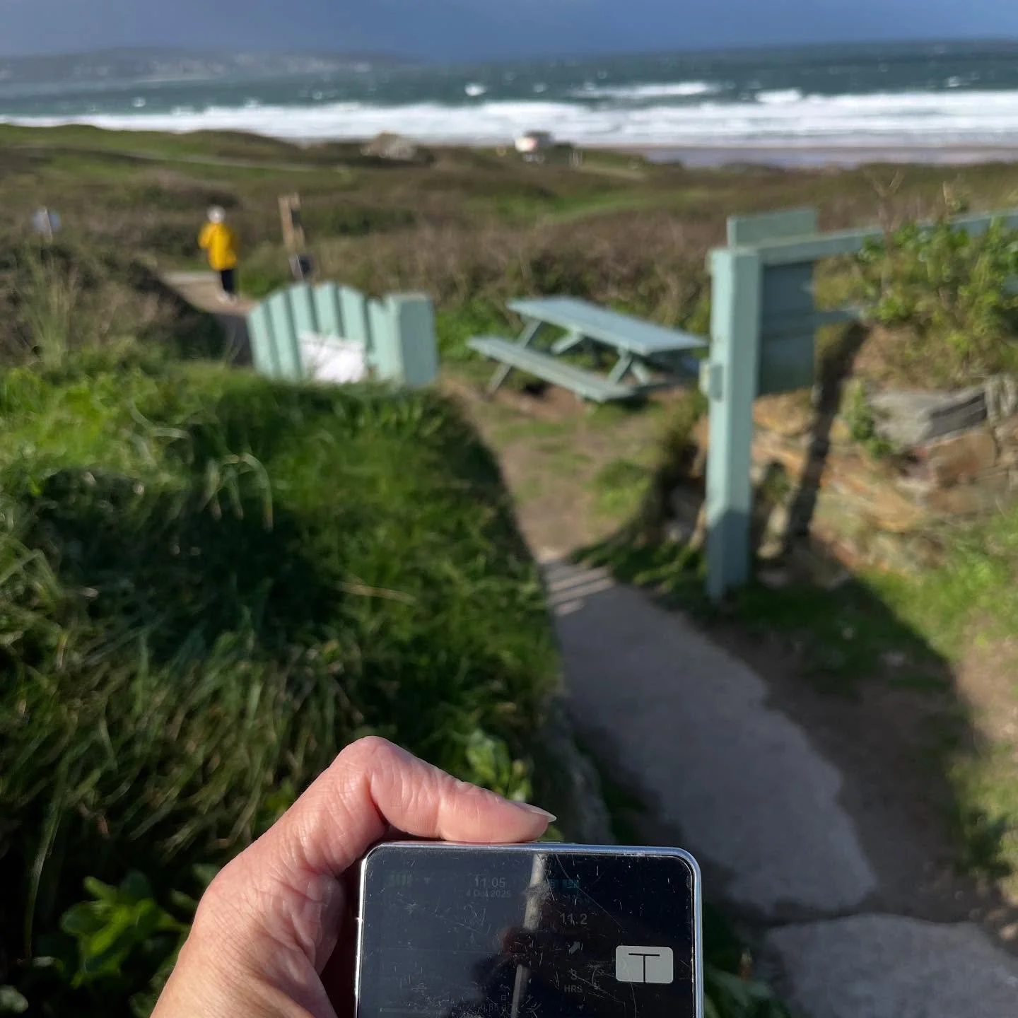 Sometimes it just works.
You take a walk. 
The rain that was promised stays away, the wind blows, but the sun shines.

The activity profile kicks in and stops you going hypo.
So you don&rsquo;t have to cancel out the good you&rsquo;ve done walking up