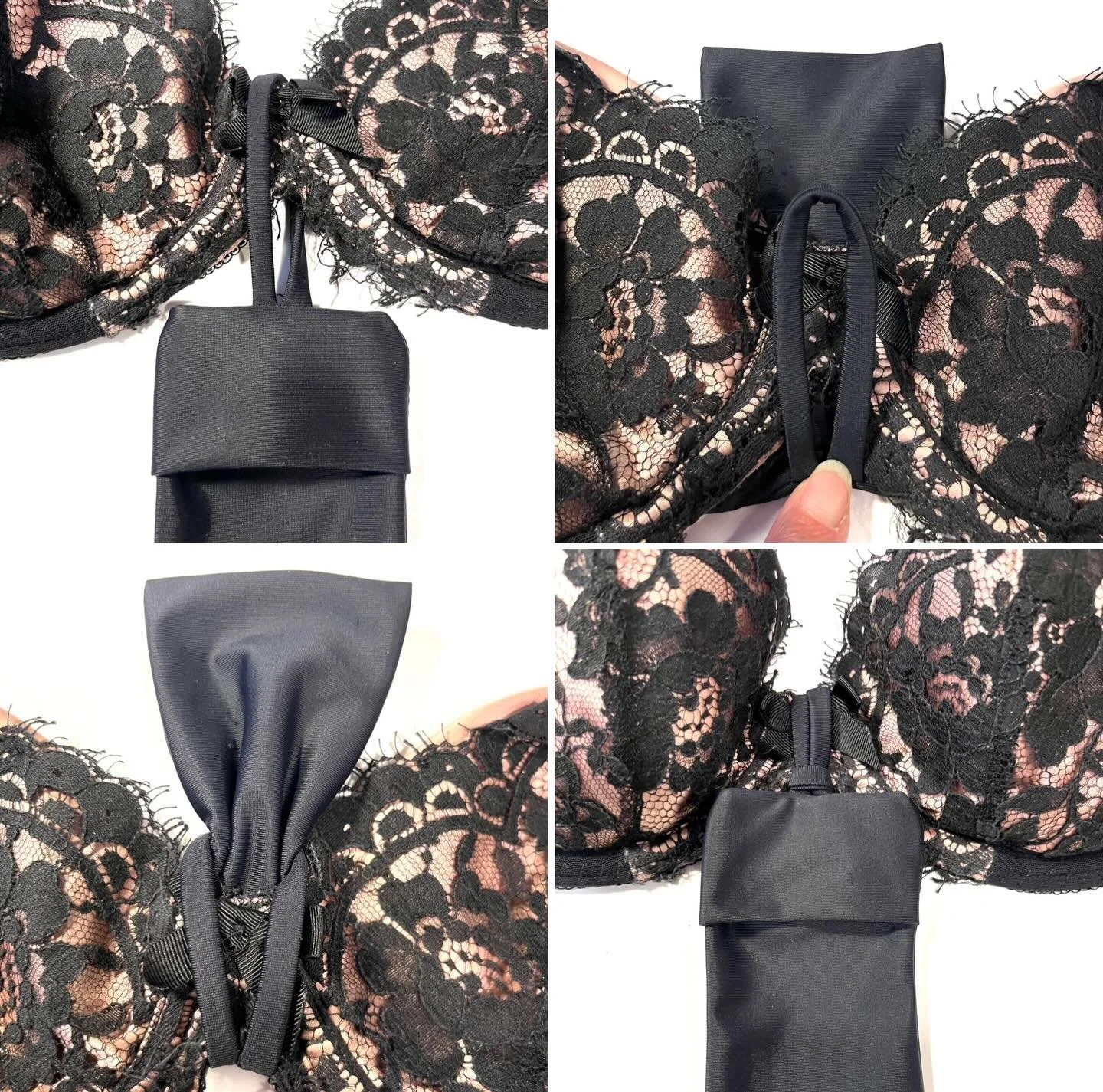 Bra Pouches are LIVE
This pouch is another way of wearing your pump, by attaching it to the centre front or side of your bra. The strap/ handle folds over whatever bra you wear, being secured in place by poppers, or by looping around or threading ove