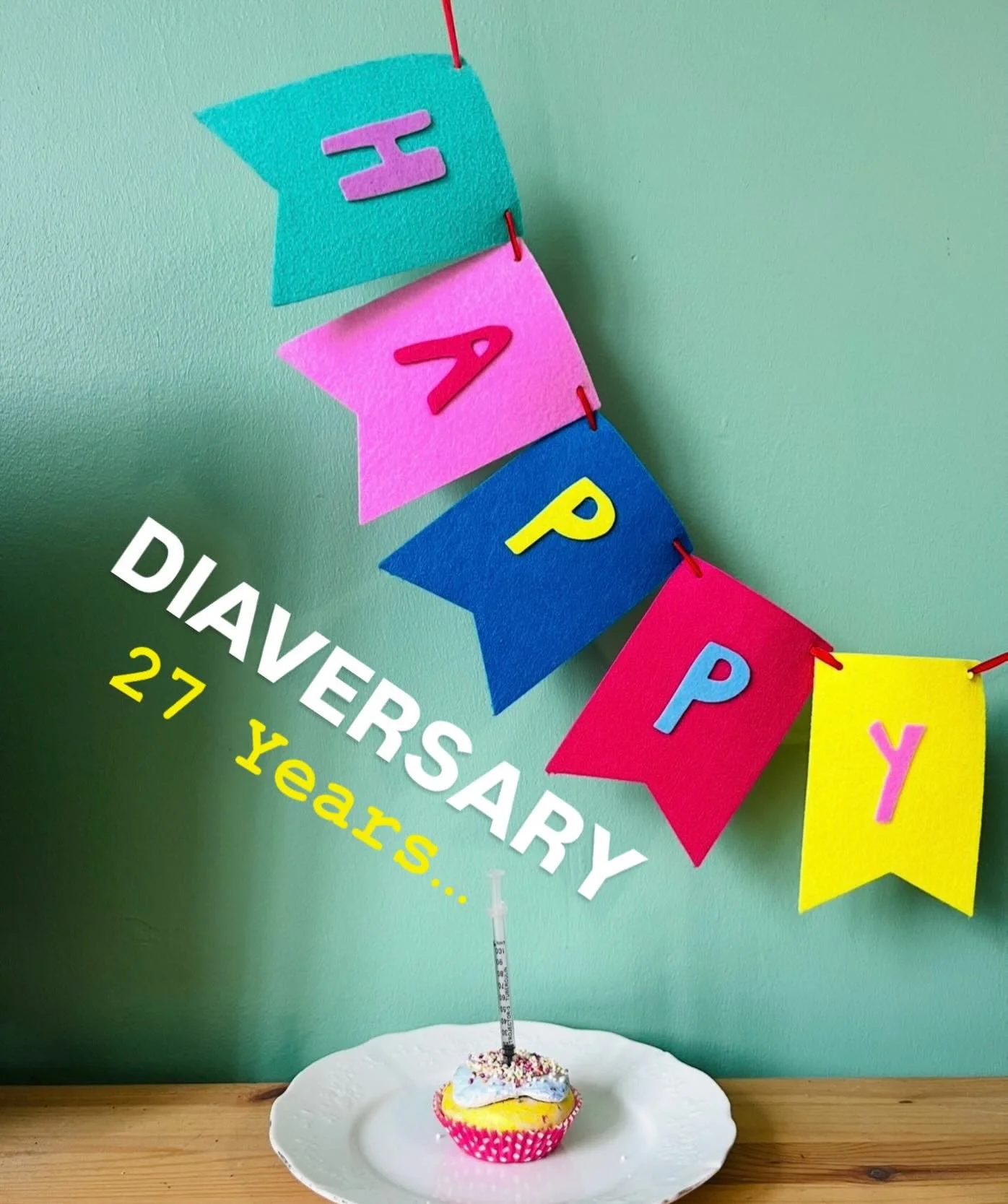 I&rsquo;ve been busy. I&rsquo;ve been distracted. Diabetes is one of the things keeping me busy and distracted.
So much so that I completely missed my Diaversary.
27 years living with Type 1.
I don&rsquo;t feel like I missed marking the occasion&hell