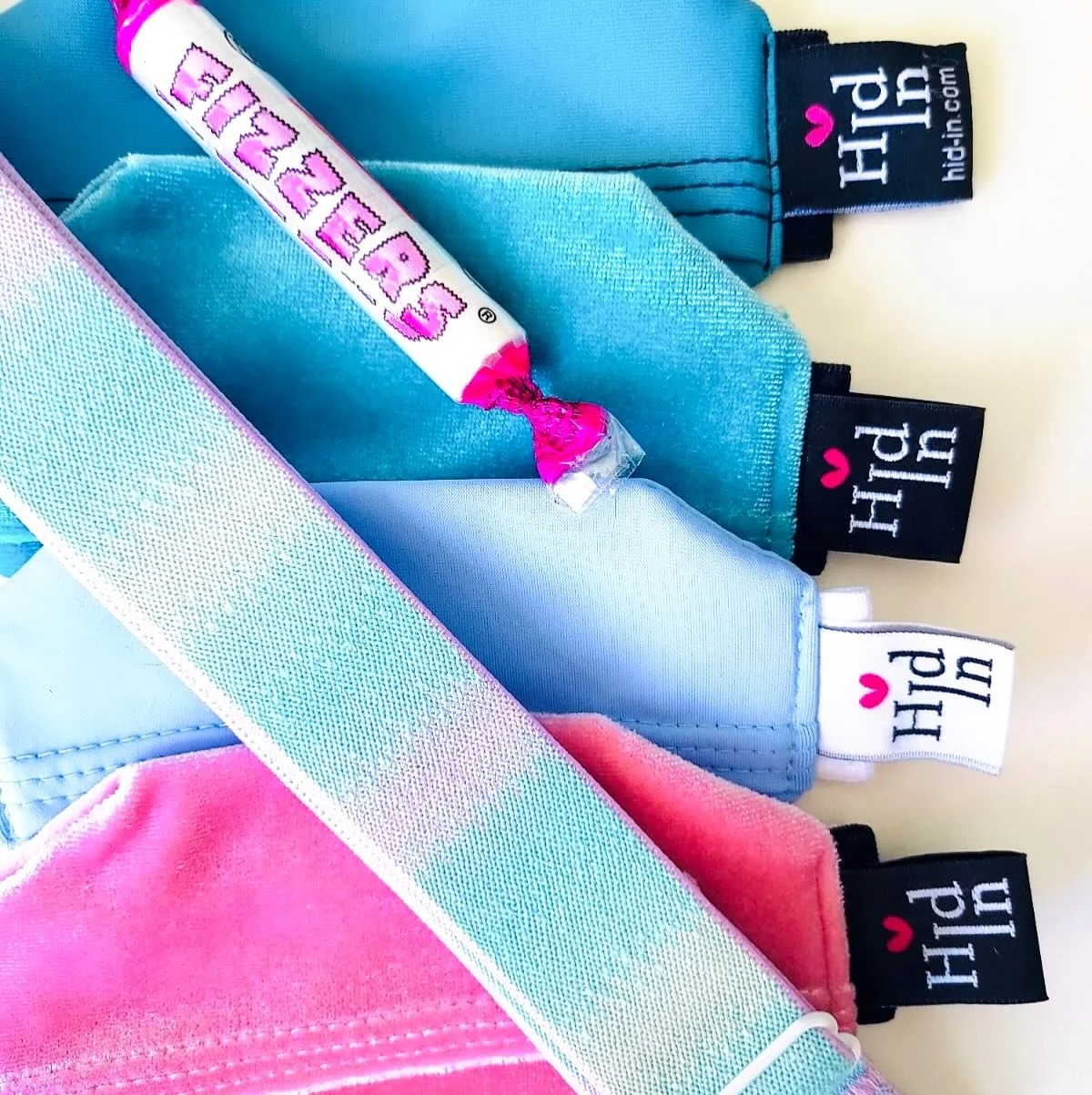 Fizzy sherbet shades
The Pick &lsquo;n&rsquo; Mix shop is as much about my childhood fascination with my local sweetshop as my desire to create a range with an endless colourful combinations for my fellow Type 1 pump wearers.

Pick &lsquo;n&rsquo; Mi