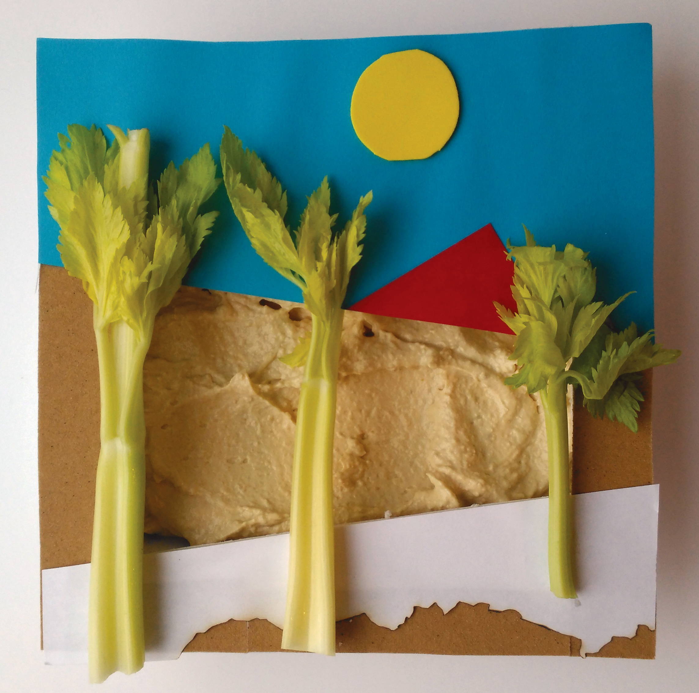 1. Houmous and Celery