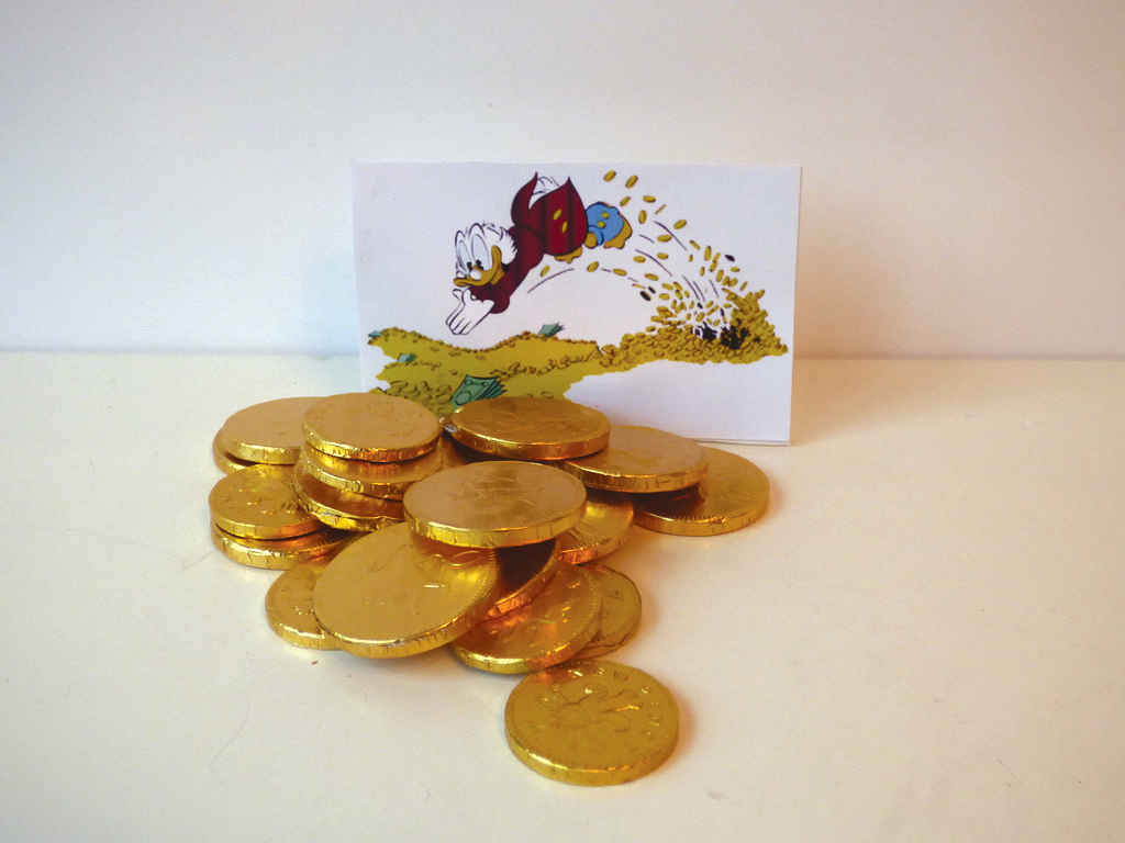 14. Chocolate coins