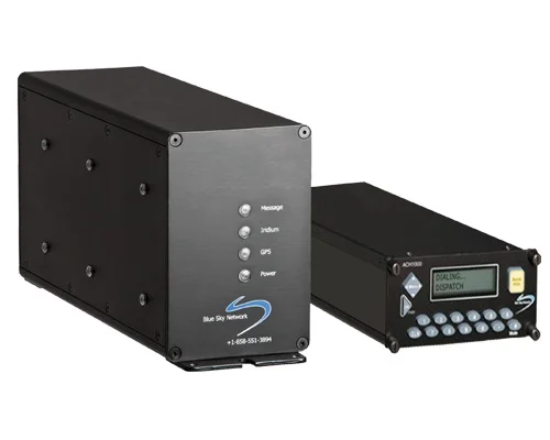 BlueSky Network modem and control panel