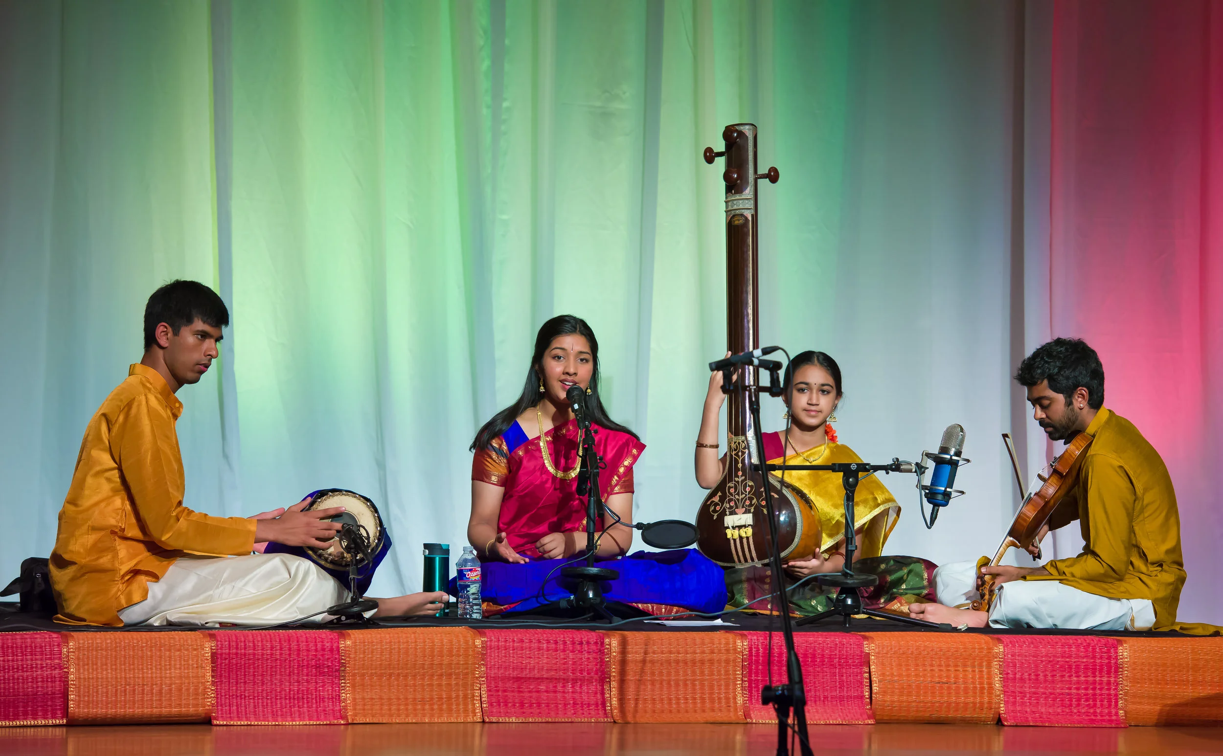 Performing with my sister Varsha at her recital at the Mesquite Arts Center