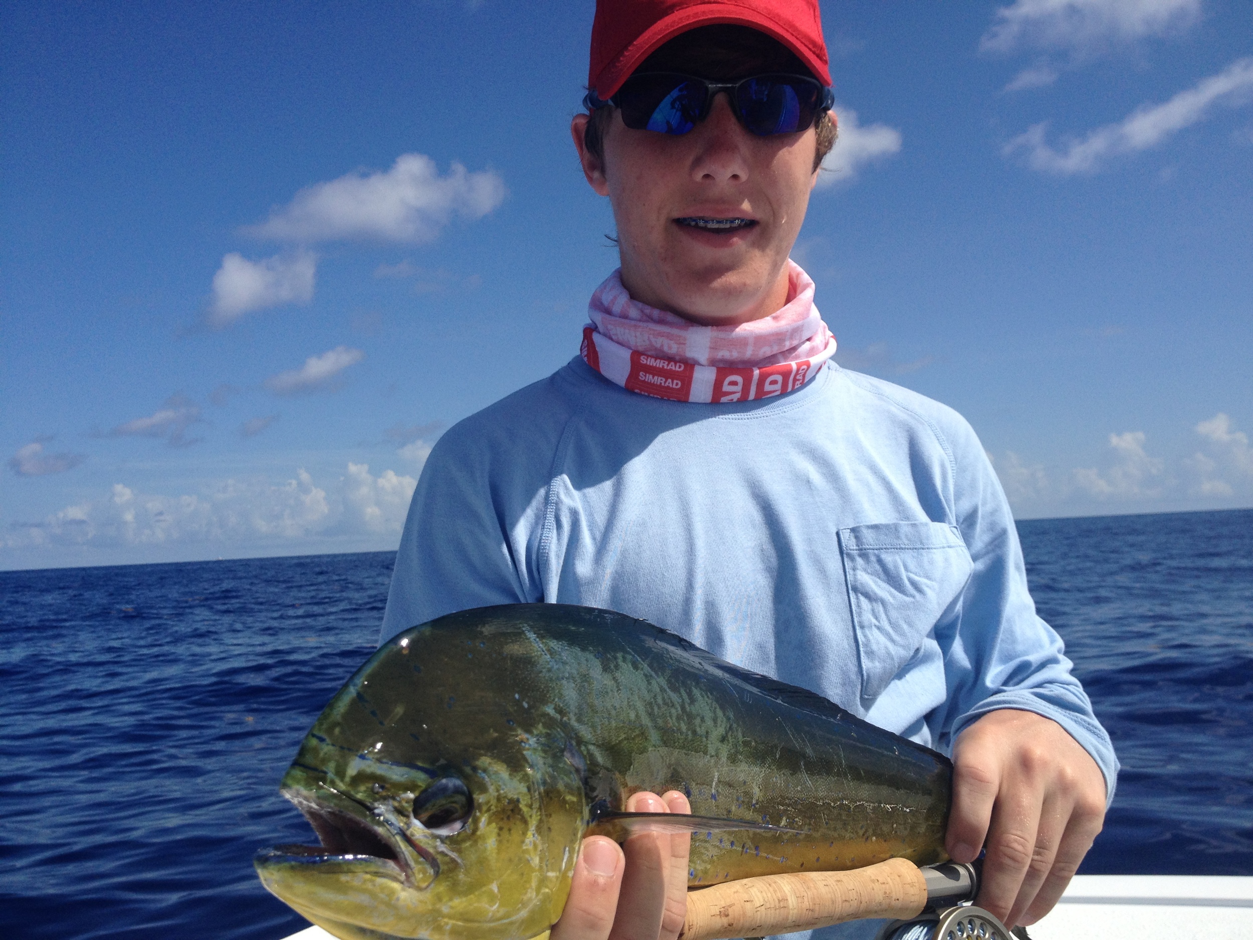 First Dolphin on fly for Hayden