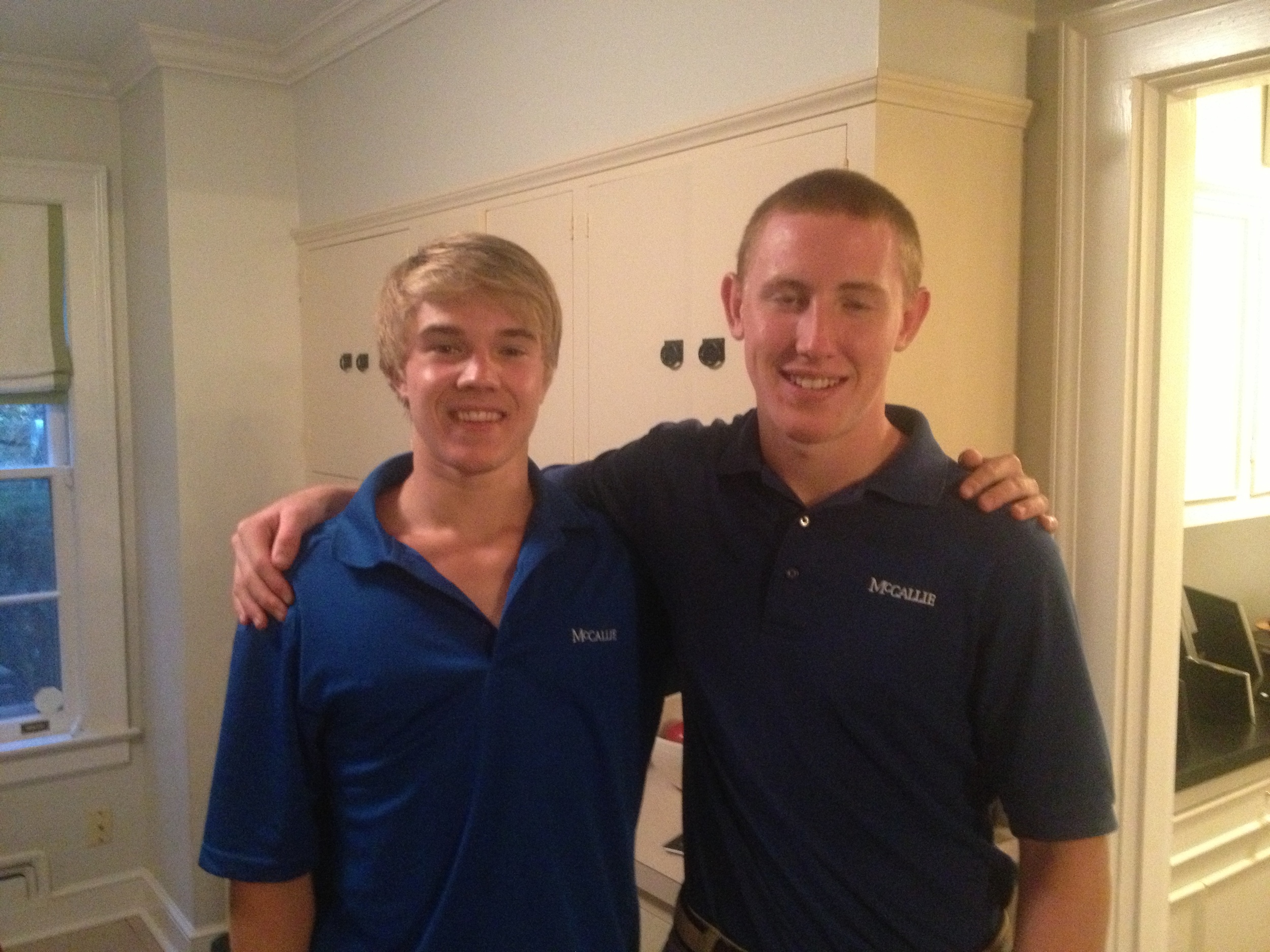 Garrison and Turner. Turner is not drunk...really....just a bad picture