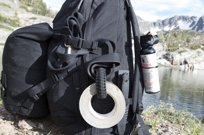 Does your Selection rig look like this? Not the worst I have seen, but it will still draw WAY too much attention and trust me...you don't want that kind of attention. Lose the brick bag, get the tape and other stuff inside the ruck or dont bring it. This is considered an RV on your back. Go smaller, lighter, more streamlined. Boots hanging off the pack are a bullseye on your back. Figure out a way to have your ruck clean and neat in no way resembling a gypsy camp.