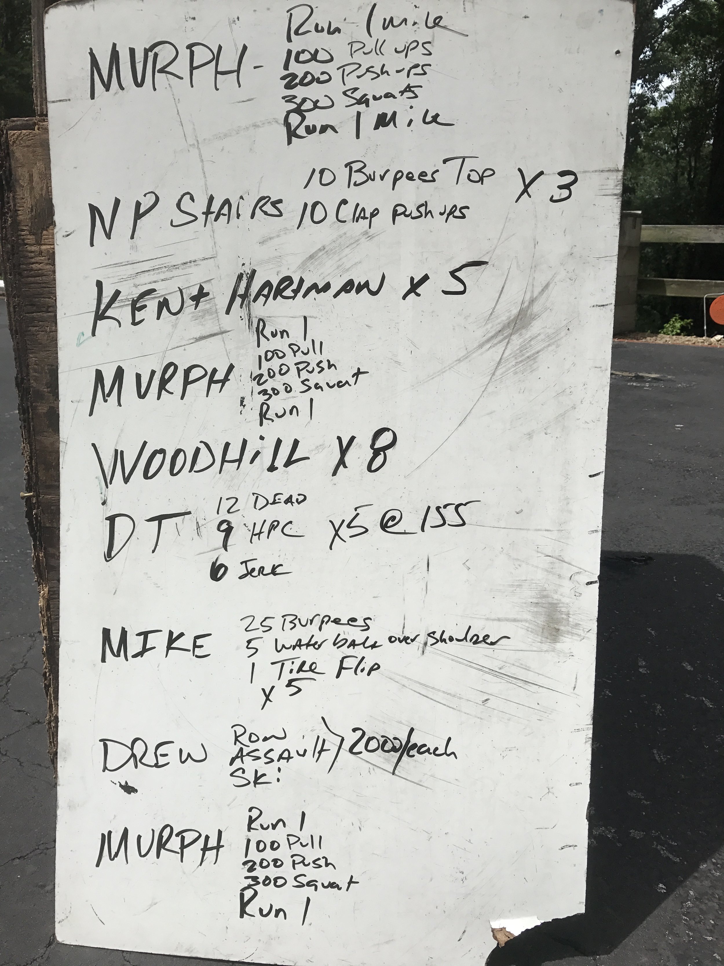 Our 2017 Memorial Day Workout to honor those who served and sacrificed and to wish Mike Drew well on his future endeavors