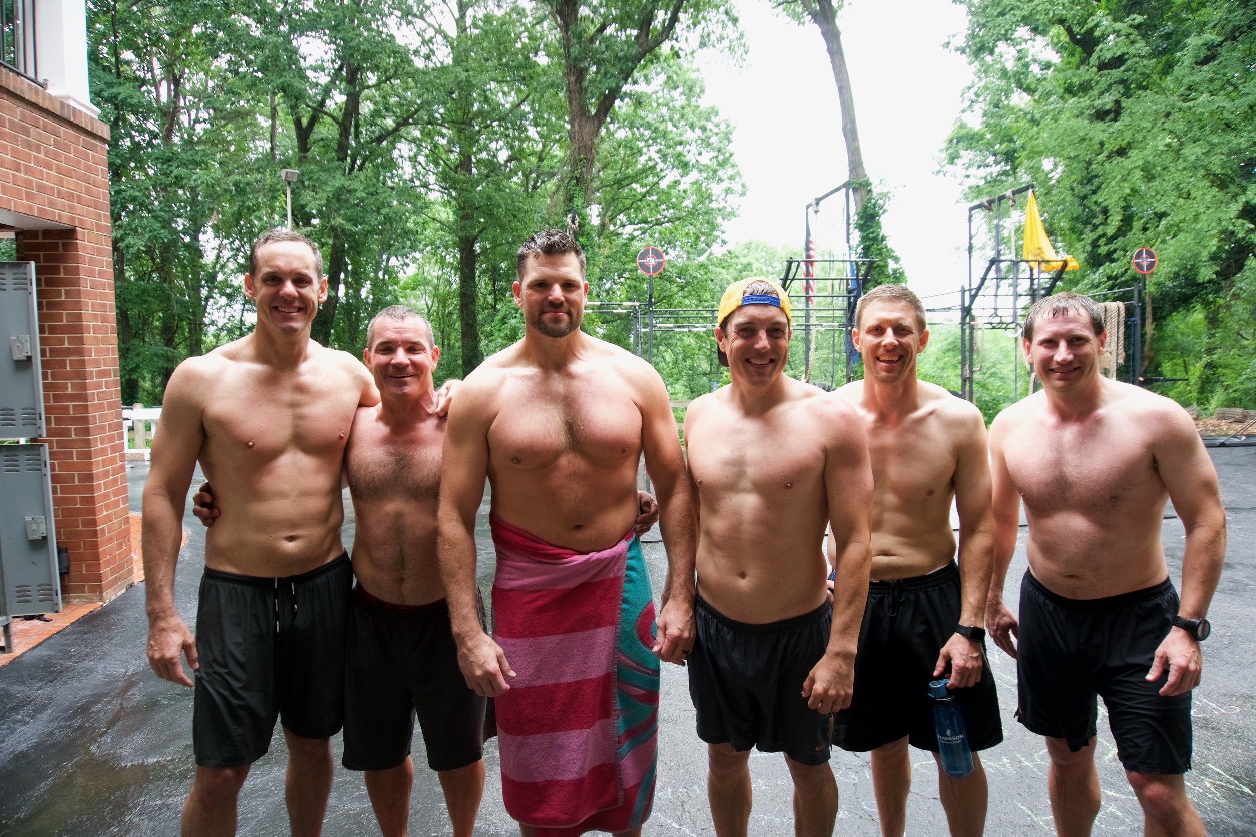 It's over! 5 of us finished the entire workout!