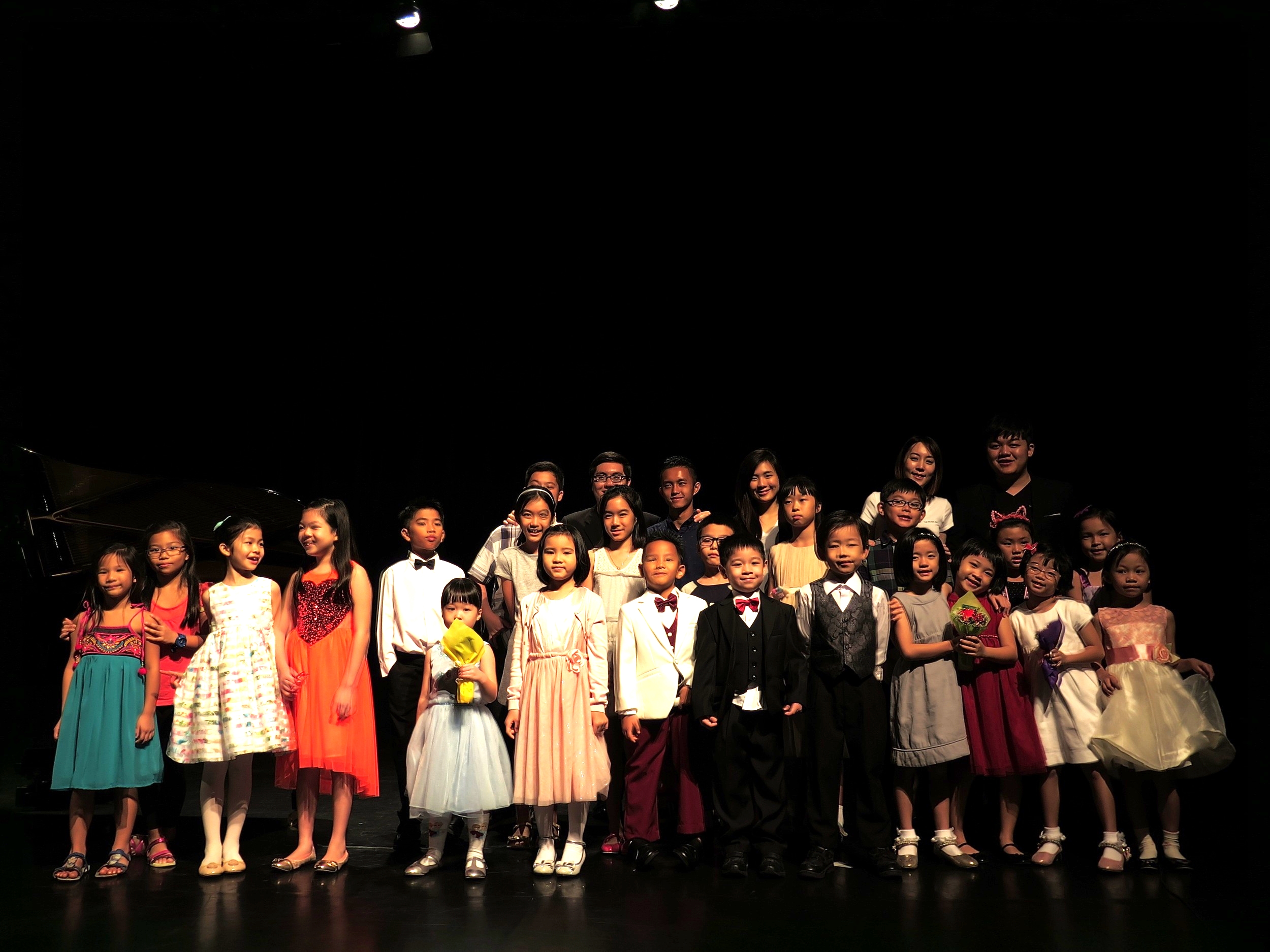 Performers of the first segment of the concert!