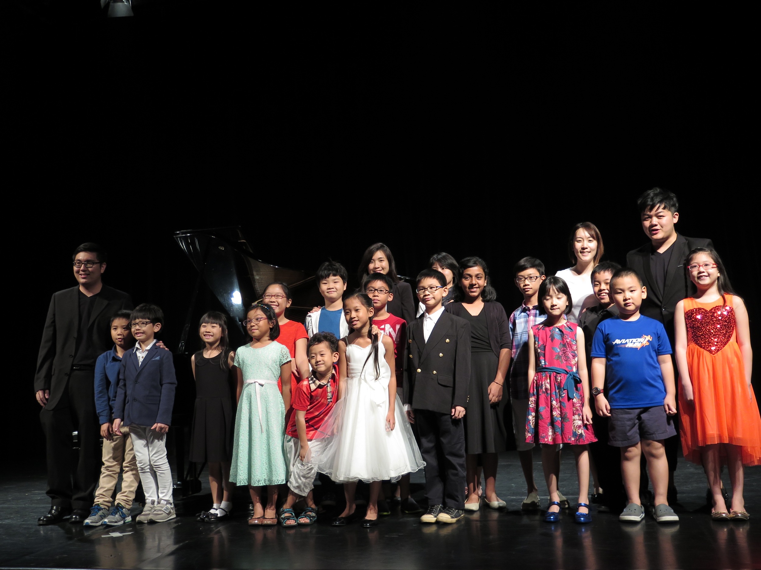 Performers of the second segment of the concert!