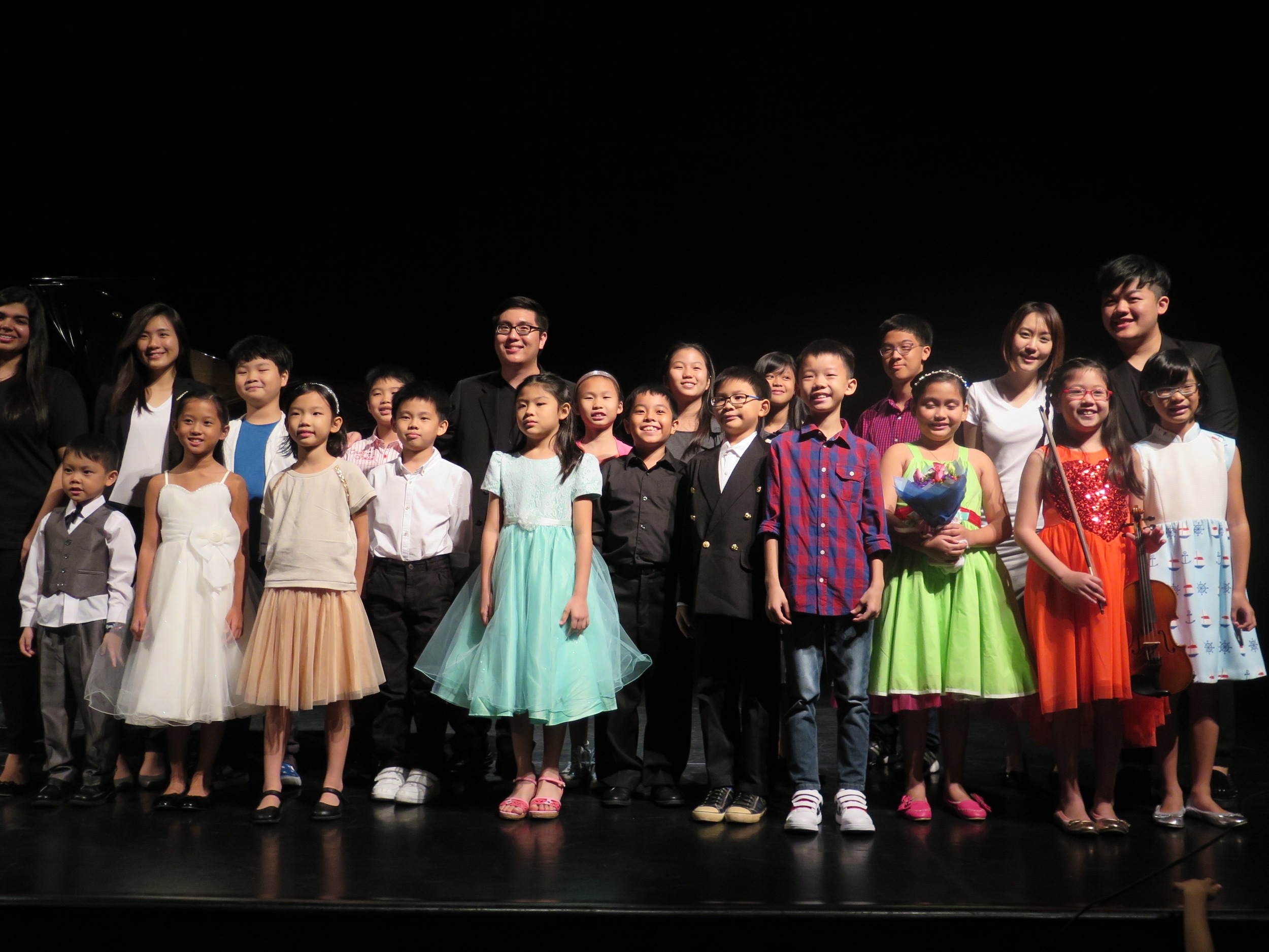 Performers of the third segment of the concert!