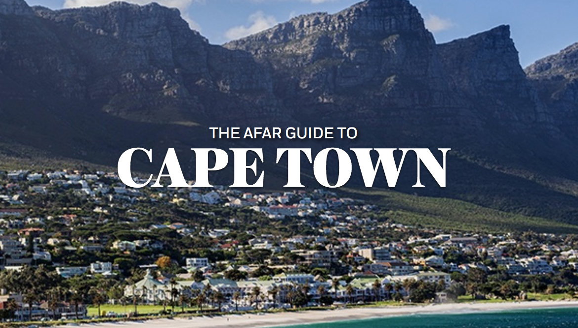 The AFAR Guide to Cape Town , AFAR (2013 - present)