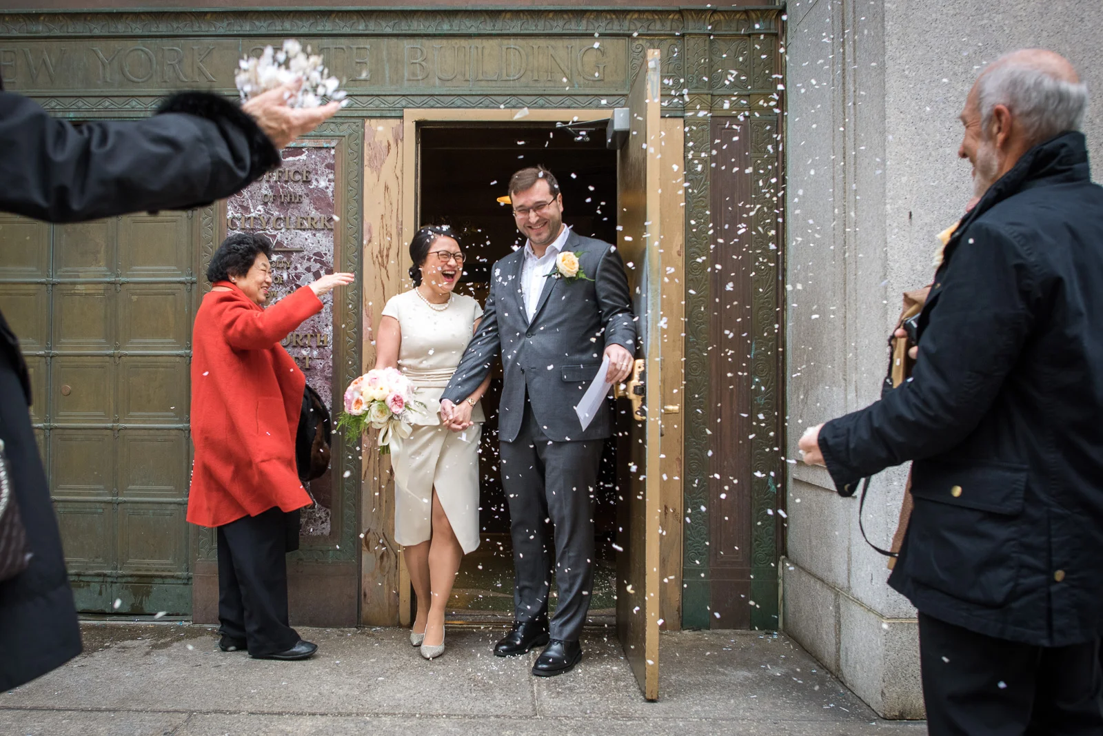 New York City Hall Elopement Wedding Photos
