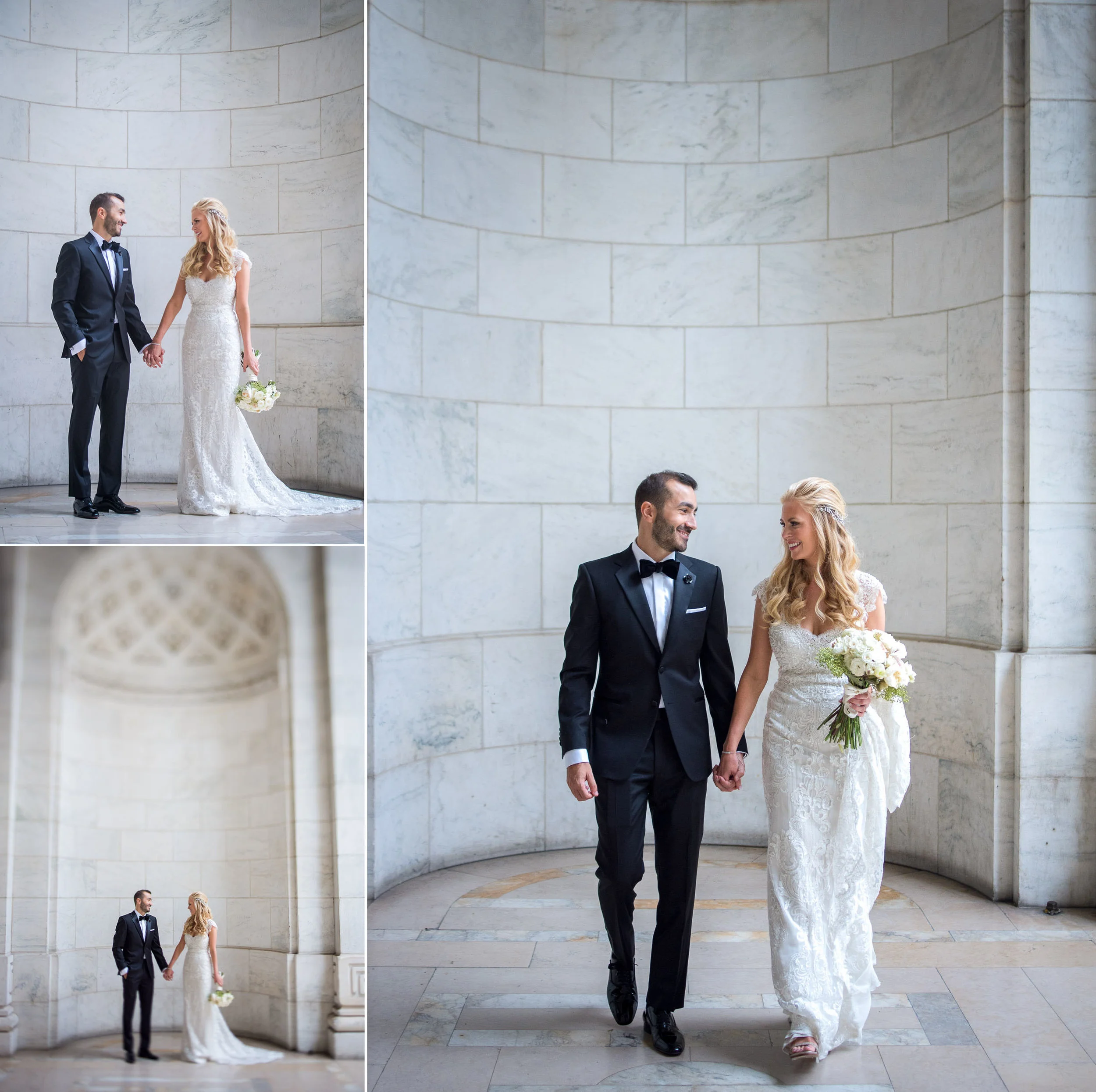  Bryant Park Grill and New York Public Library  Wedding photos.
Craig Warga Weddings 