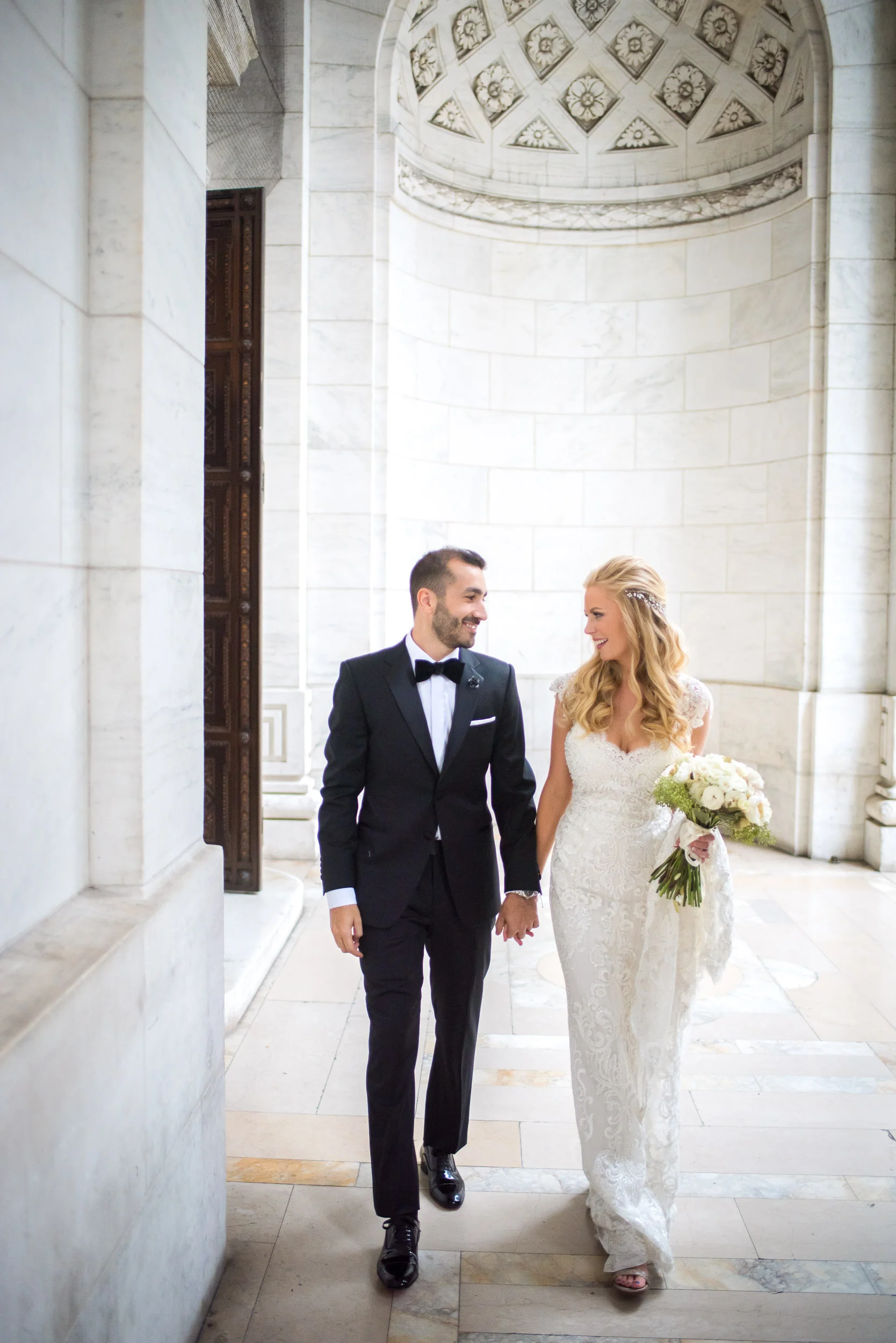  Bryant Park Grill and New York Public Library  Wedding photos.
Craig Warga Weddings 