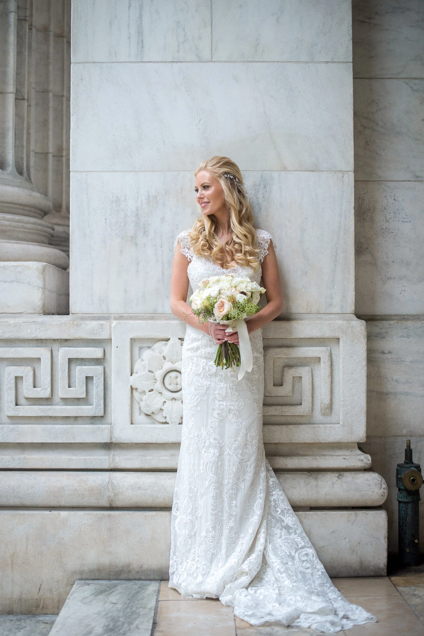  Bryant Park Grill and New York Public Library  Wedding photos.
Craig Warga Weddings 