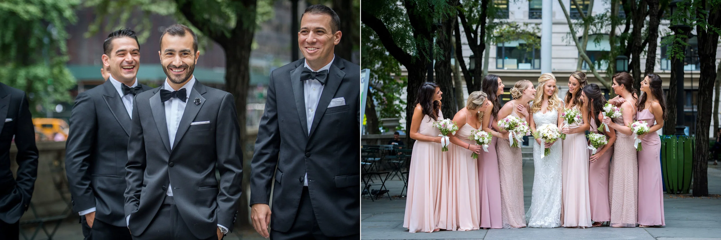  Bryant Park Grill and New York Public Library  Wedding photos.
Craig Warga Weddings 