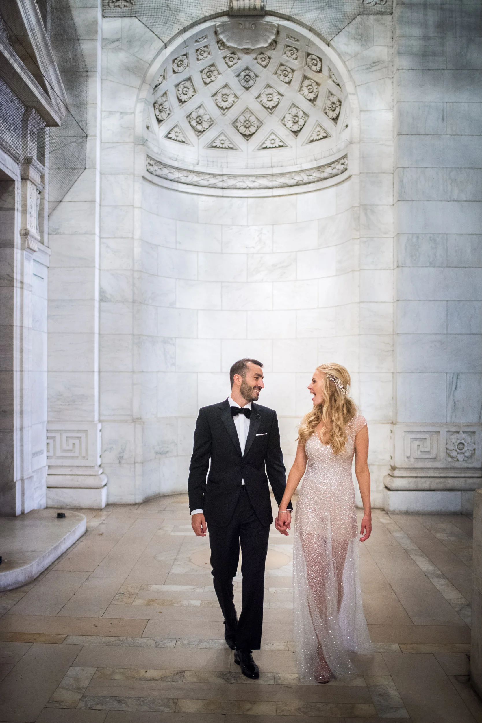  Bryant Park Grill and New York Public Library  Wedding photos.
Craig Warga Weddings 