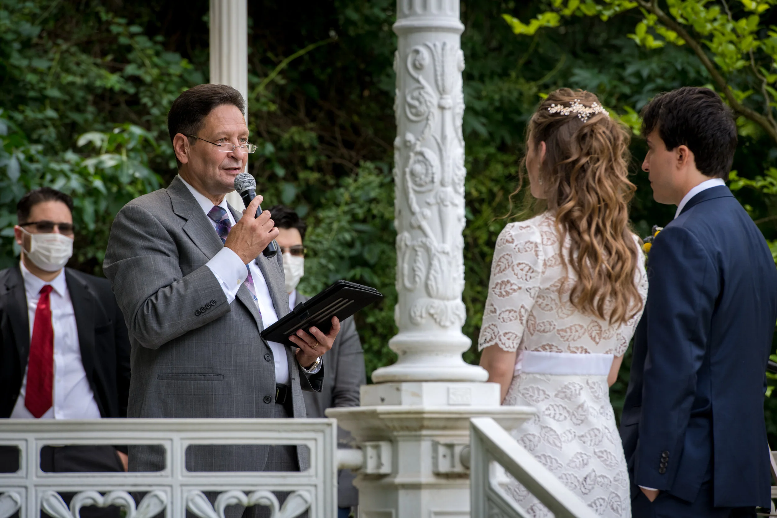  Socially distanced wedding at Hilton Garden Inn, Staten Island 