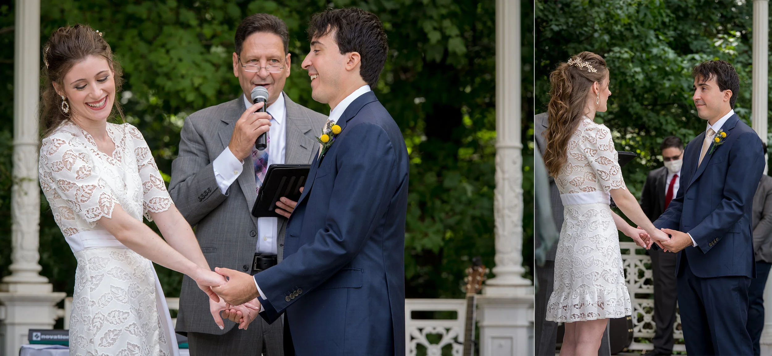  Socially distanced wedding at Hilton Garden Inn, Staten Island 