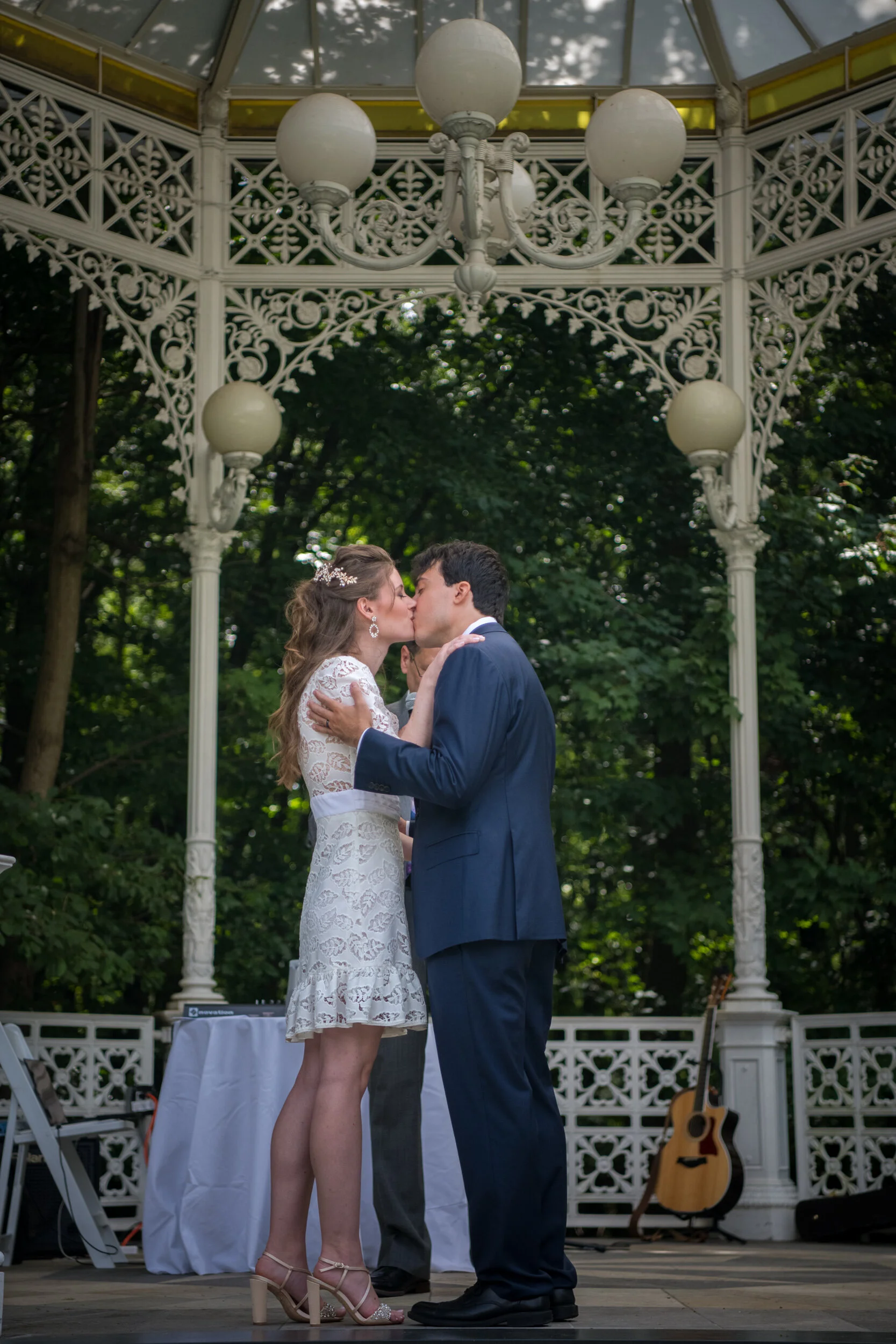  Socially distanced wedding at Hilton Garden Inn, Staten Island 